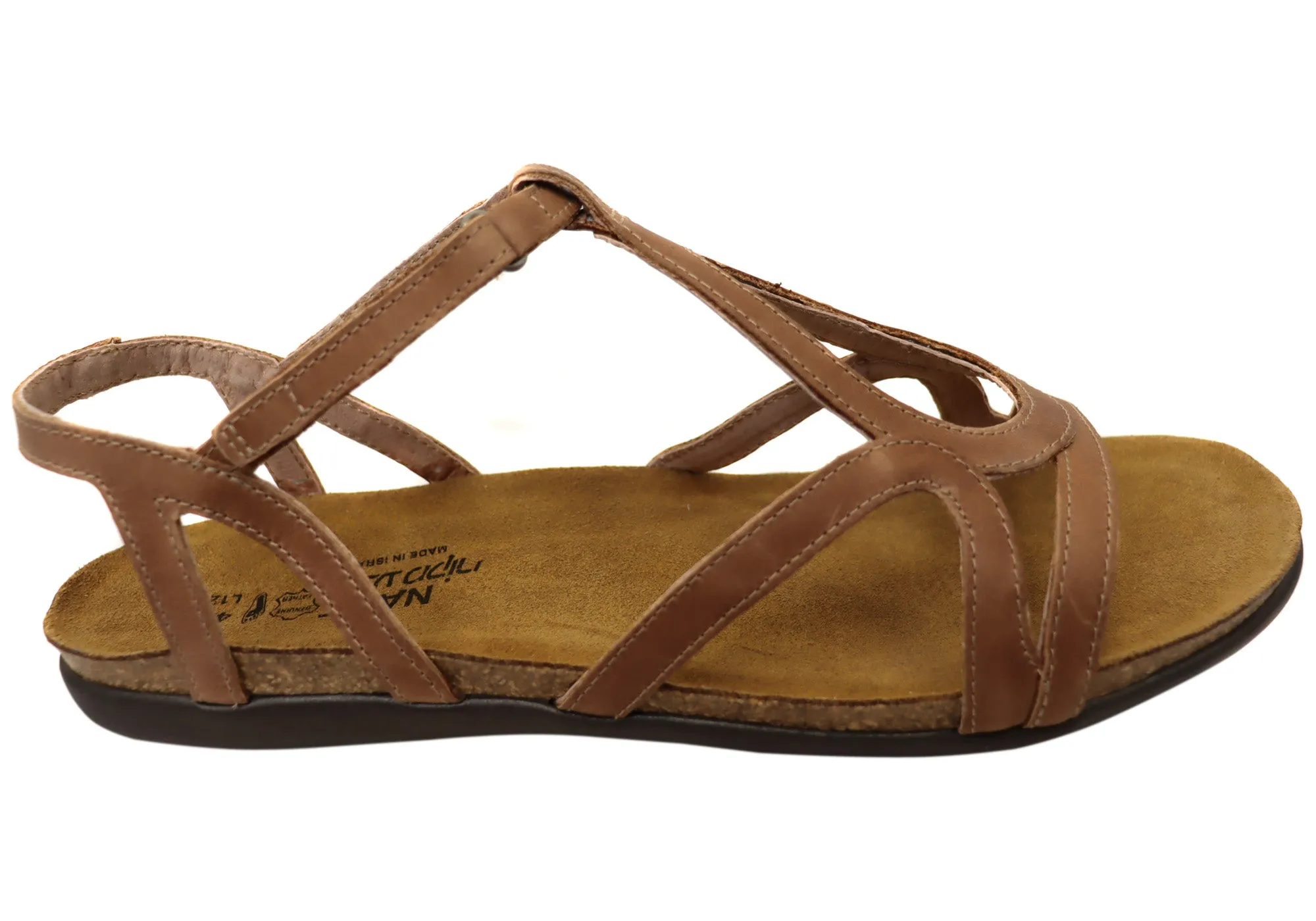Naot Dorith Womens Comfort Cushioned Supportive Flat Leather Sandals Comfort Wear