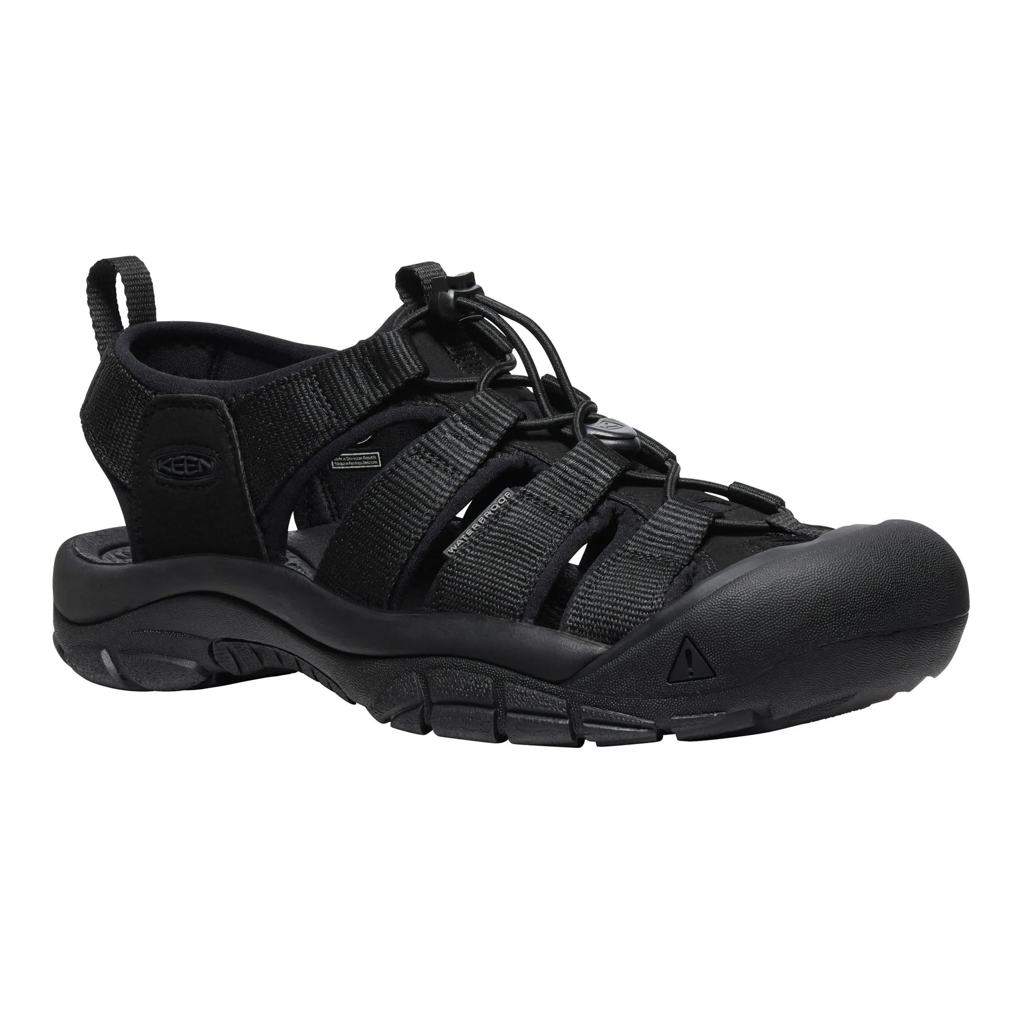 Men's Newport H2 Triple Black Ultra Light Airport Travel Style Pop