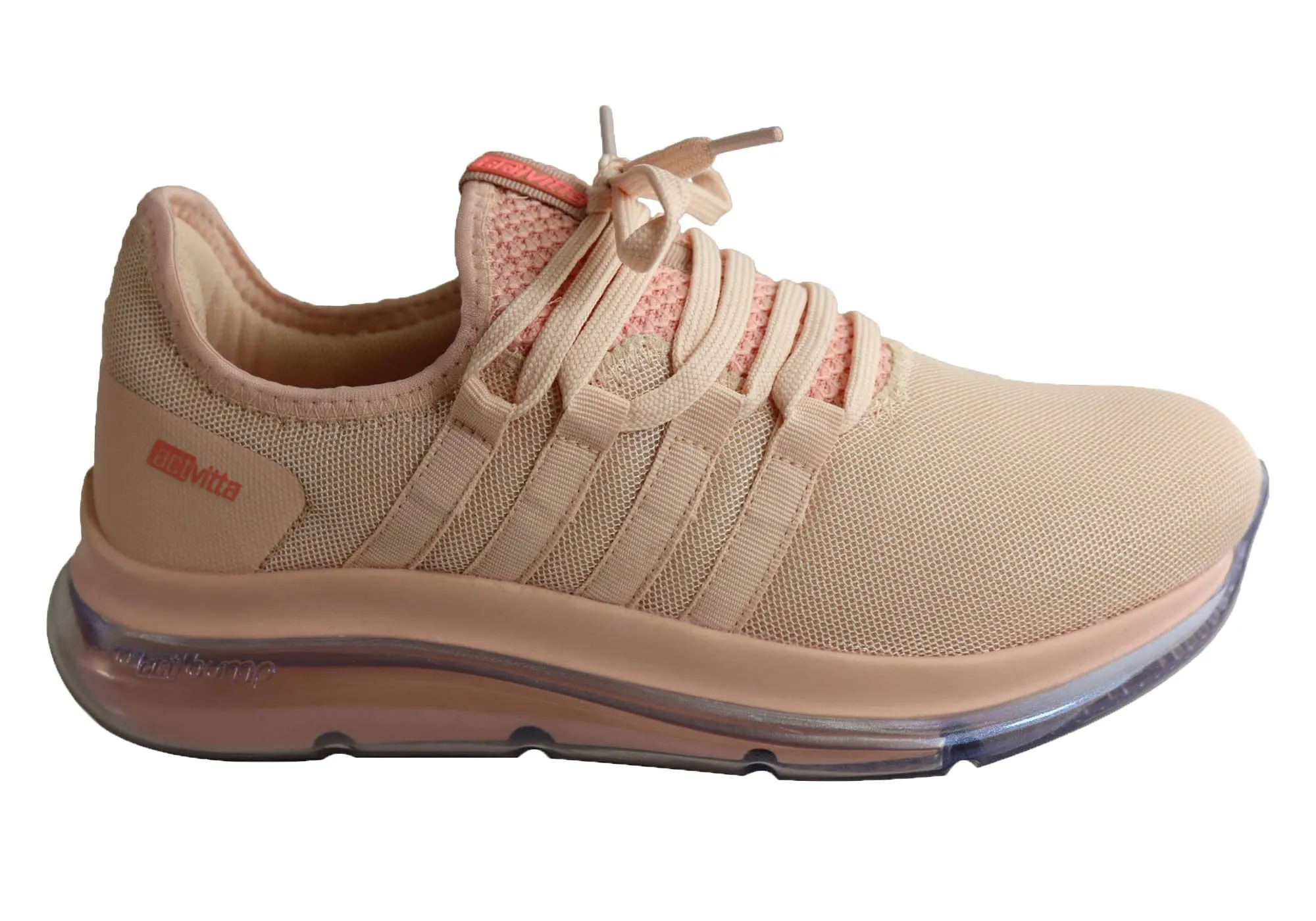 Actvitta Pisces Womens Comfort Cushioned Active Shoes Made In Brazil Stability Enhancing Structure