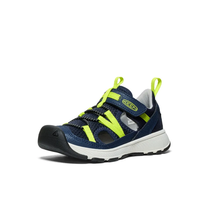 day trip Zebra Stripe Little Kids' Motozoa Sandal  |  Naval Academy/Evening Primrose