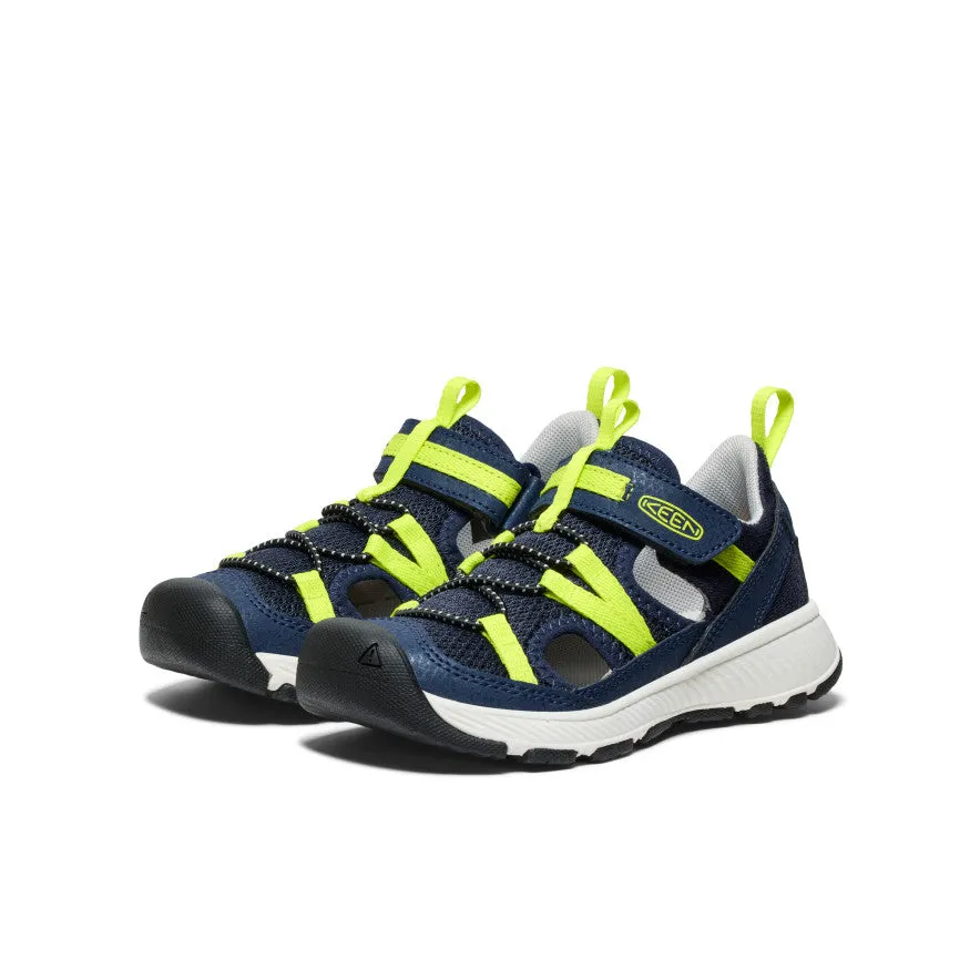 Little Kids' Motozoa Sandal  |  Naval Academy/Evening Primrose Chic Comfortable Padding Around Ankle