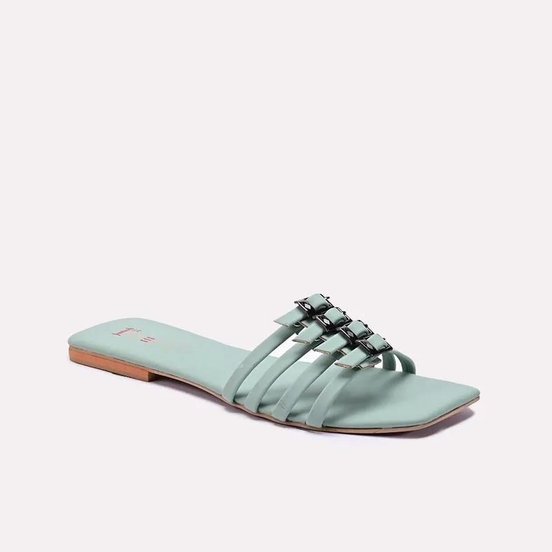 Sea Breeze Hill Walk Green Casual Flat Slippers 0412822