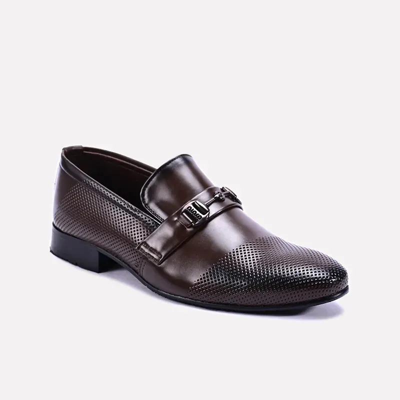 Kingswell Slip On Brown Dress Shoes 0111156 Base Edge Wind Safe
