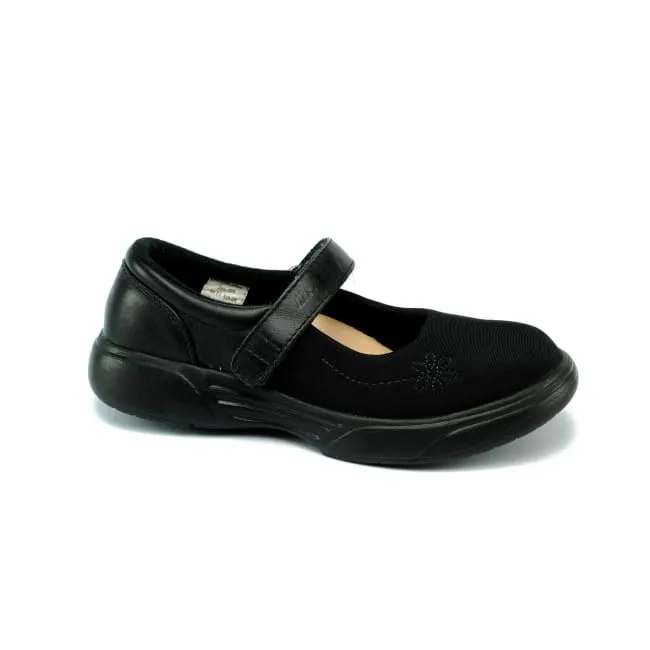 Executive Mode Mt. Emey 9205-L Black Lyrca - Women's Extreme-Light Mary Jane Strap