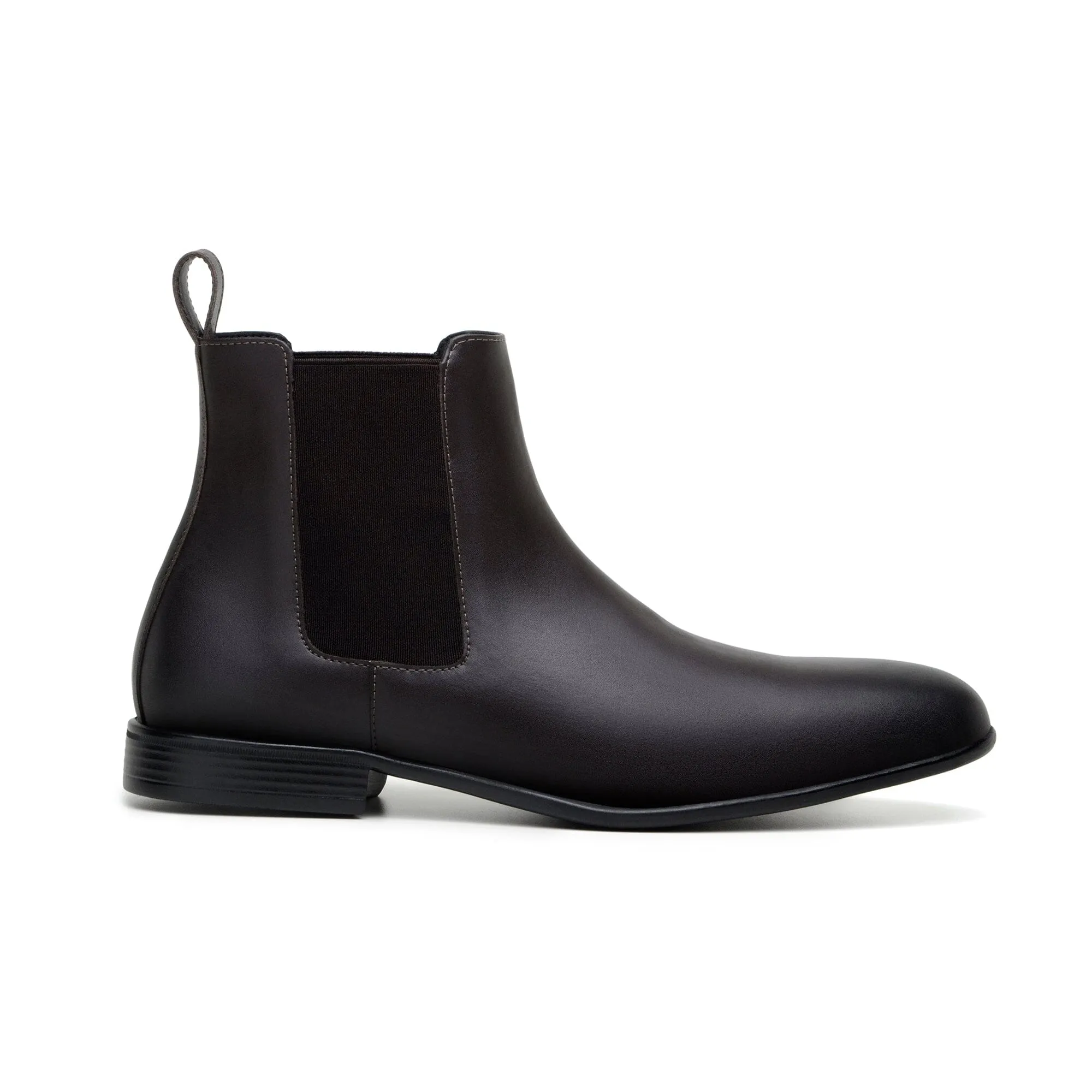 Party Glow 'Harry' men's vegan chelsea by Zette Shoes - espresso