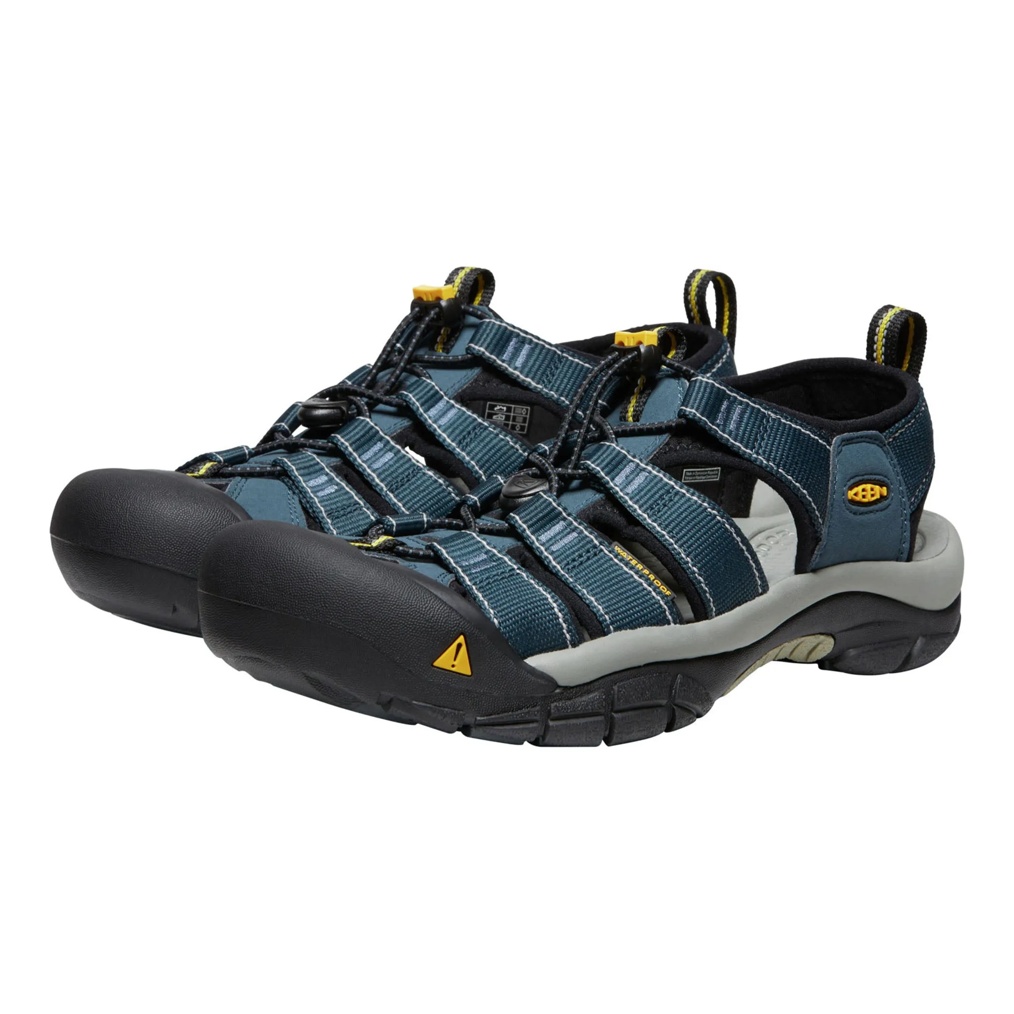 Breathable Beach Walk Men's Newport H2 Navy/Medium Grey