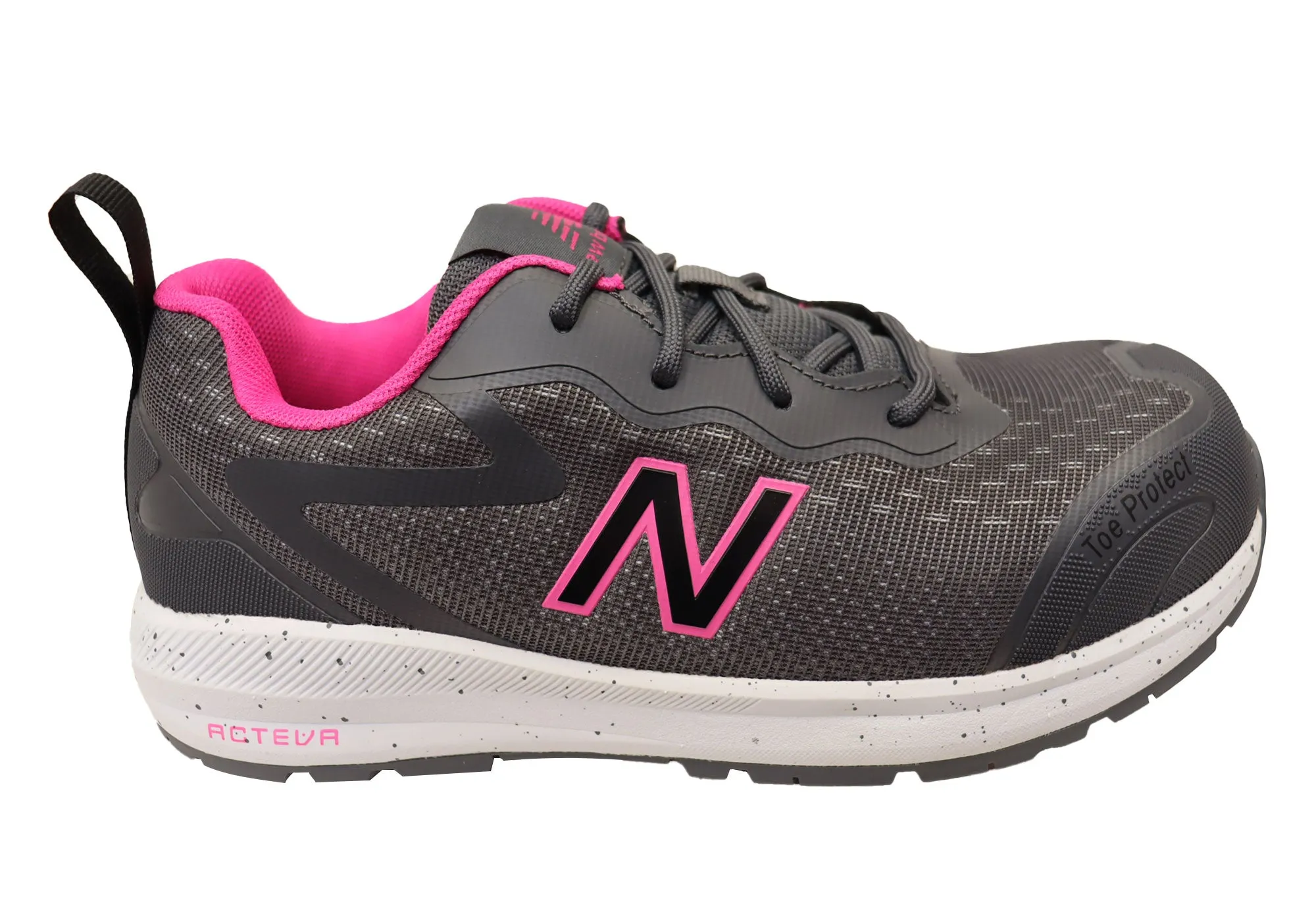 New Balance Logic Womens Composite Toe Wide Fit Work Shoes Calm Mood Royal Mood