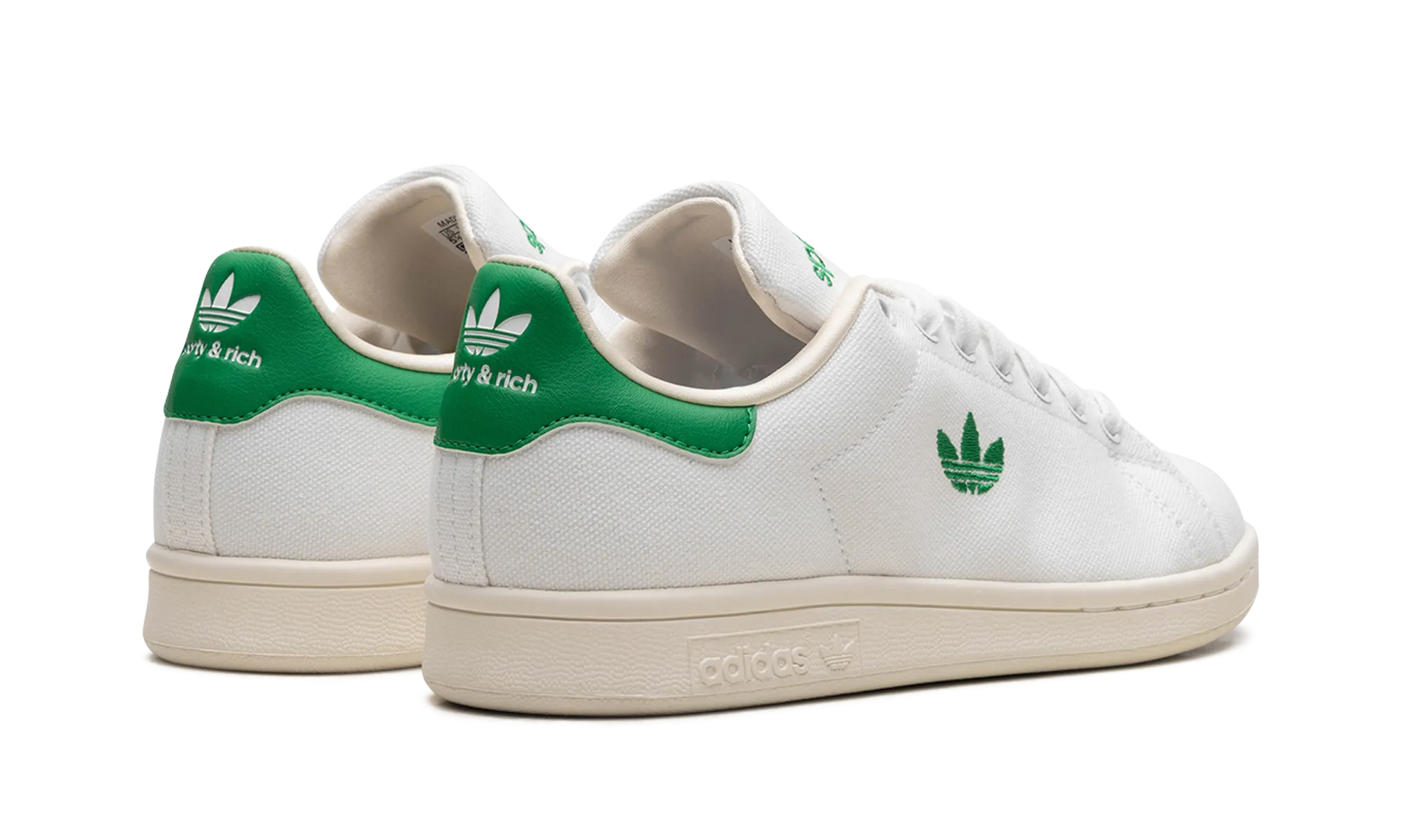 Stan Smith "SPORTY & RICH - White / Green" Step Ease