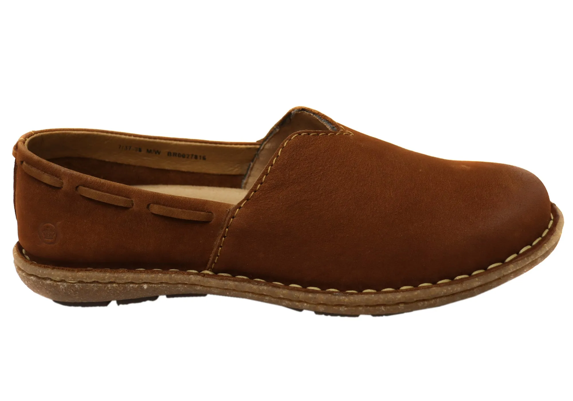 Born Naya Womens Comfortable Leather Slip On Shoes Daily Essential