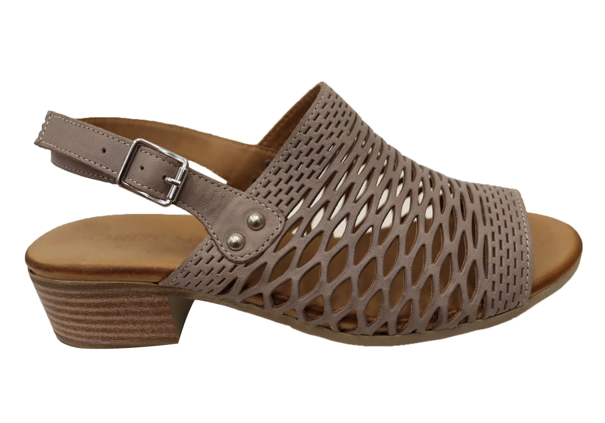 Casual Orizonte Mimosa Womens Comfortable European Leather Sandals