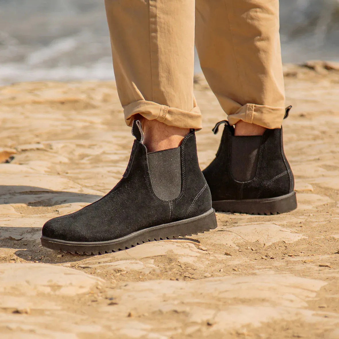 Otis Boot - Black All Day Wear Comfort Stretch