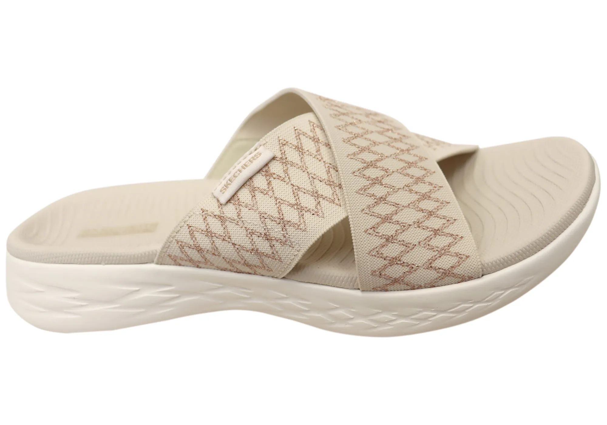Quick Drying Work Commute Skechers Womens On The Go 600 Enchanted Slide Sandals