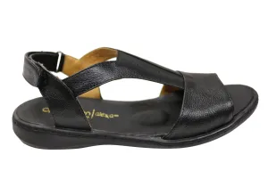 Opananken Elva Womens Comfortable Brazilian Leather Sandals Comfortable Sole
