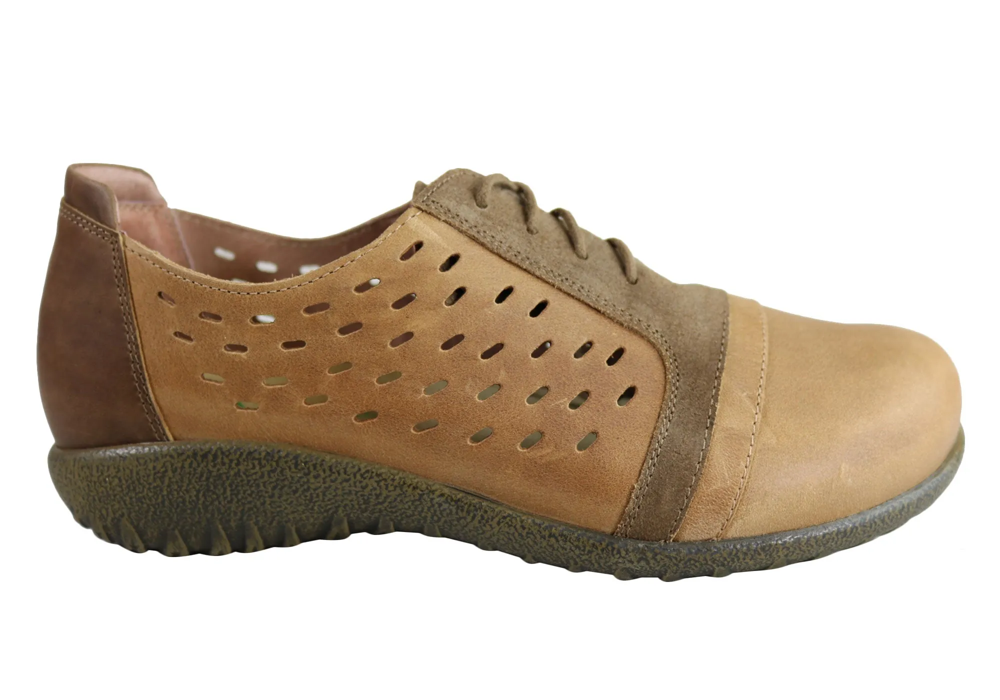 Comfort Cushion Naot Lalo Womens Leather Comfortable Cushioned Casual Lace Up Shoes
