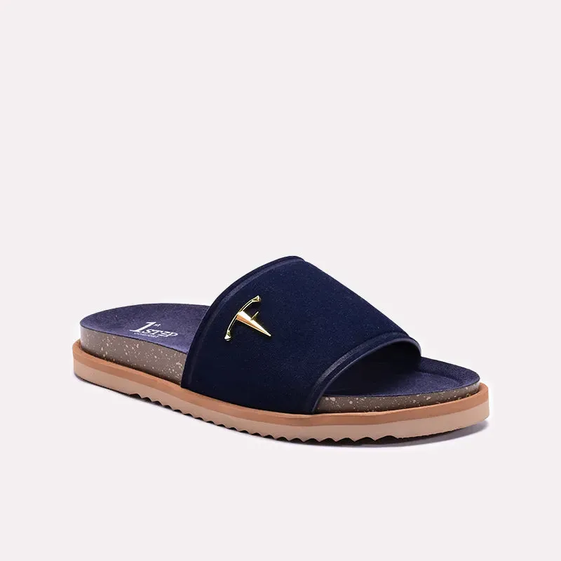 Dark Brown Casual Slippers For Men 0151150 simple design Summer Ready Slides