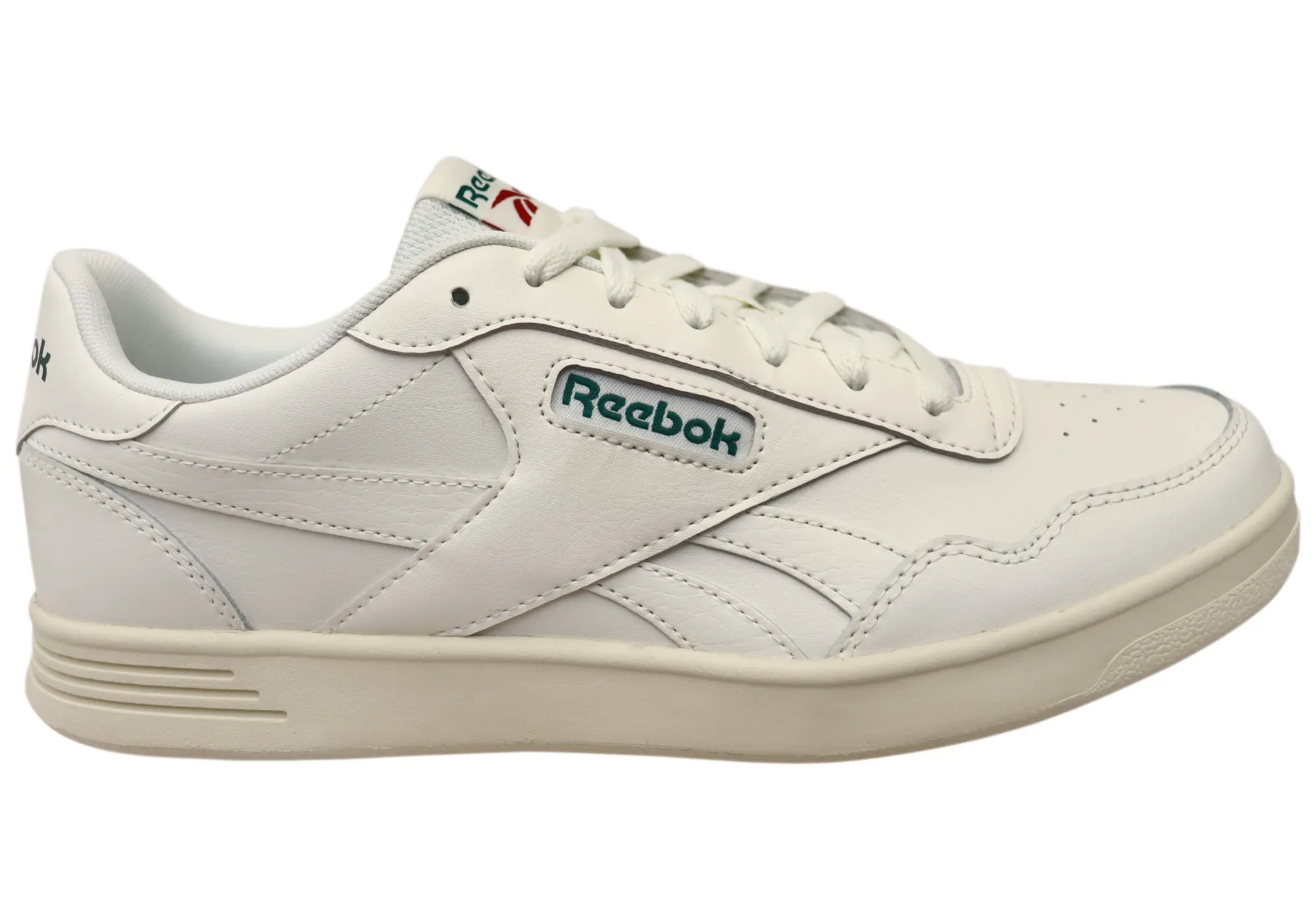 Reebok Court Advance Mens Comfortable Lace Up Sneakers Petal Jog Clean Finish