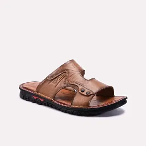 Stretchy Khaki Casual Slippers For Men 0151145
