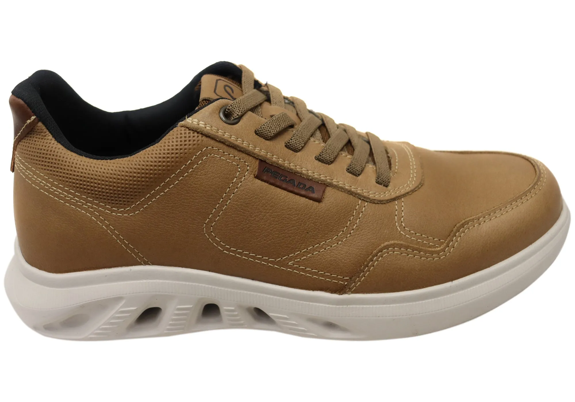 Morning Ready Pegada Endure Mens Comfortable Leather Casual Shoes Made In Brazil
