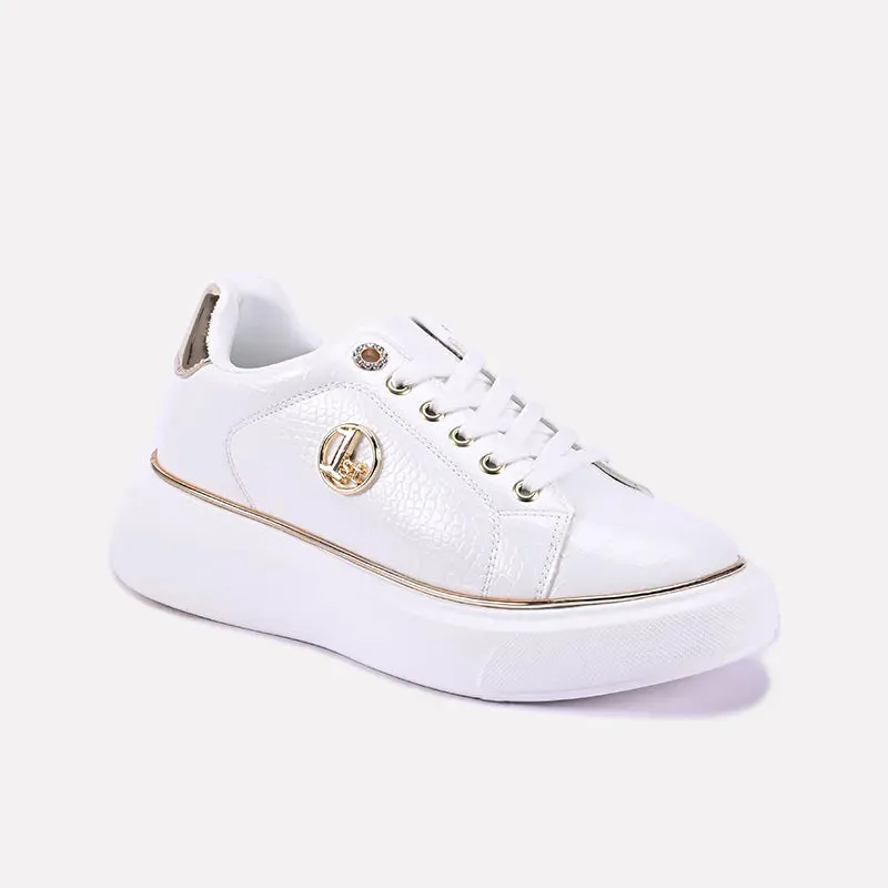 Exclusive Look Urban Vibe White Platform Sneakers 0440699