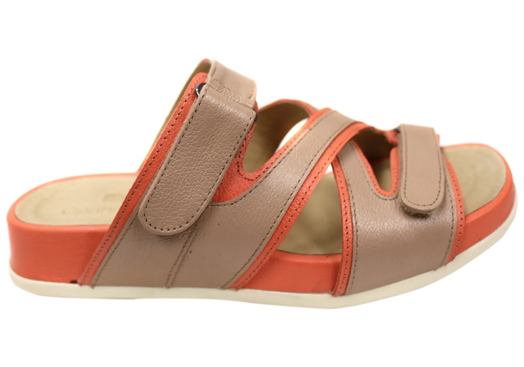 Comfortable All Relaxed Fit Shoes Opananken Jessie Womens Comfortable Leather Brazilian Slides Sandals