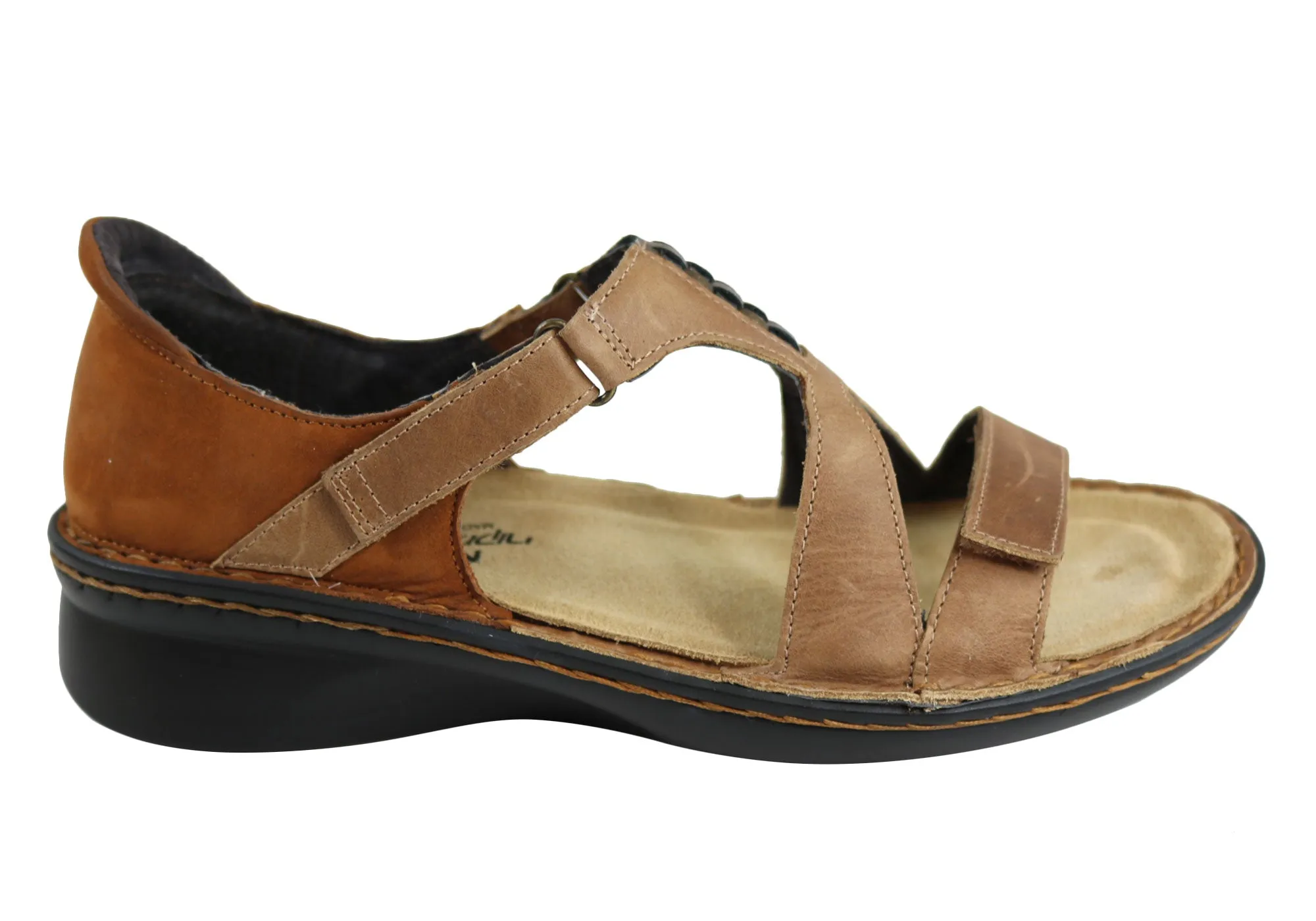 Light Footwear Naot Figaro Womens Leather Comfort Wide Fit Orthotic Friendly Sandals