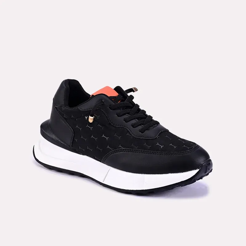 Lacy Black Casual Sneakers 0440695 Steady Pace