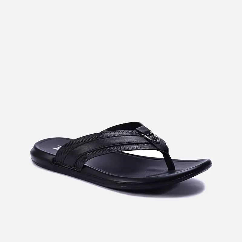 Phoenix Black Casual Slippers 0150877 Beach Ready Slip