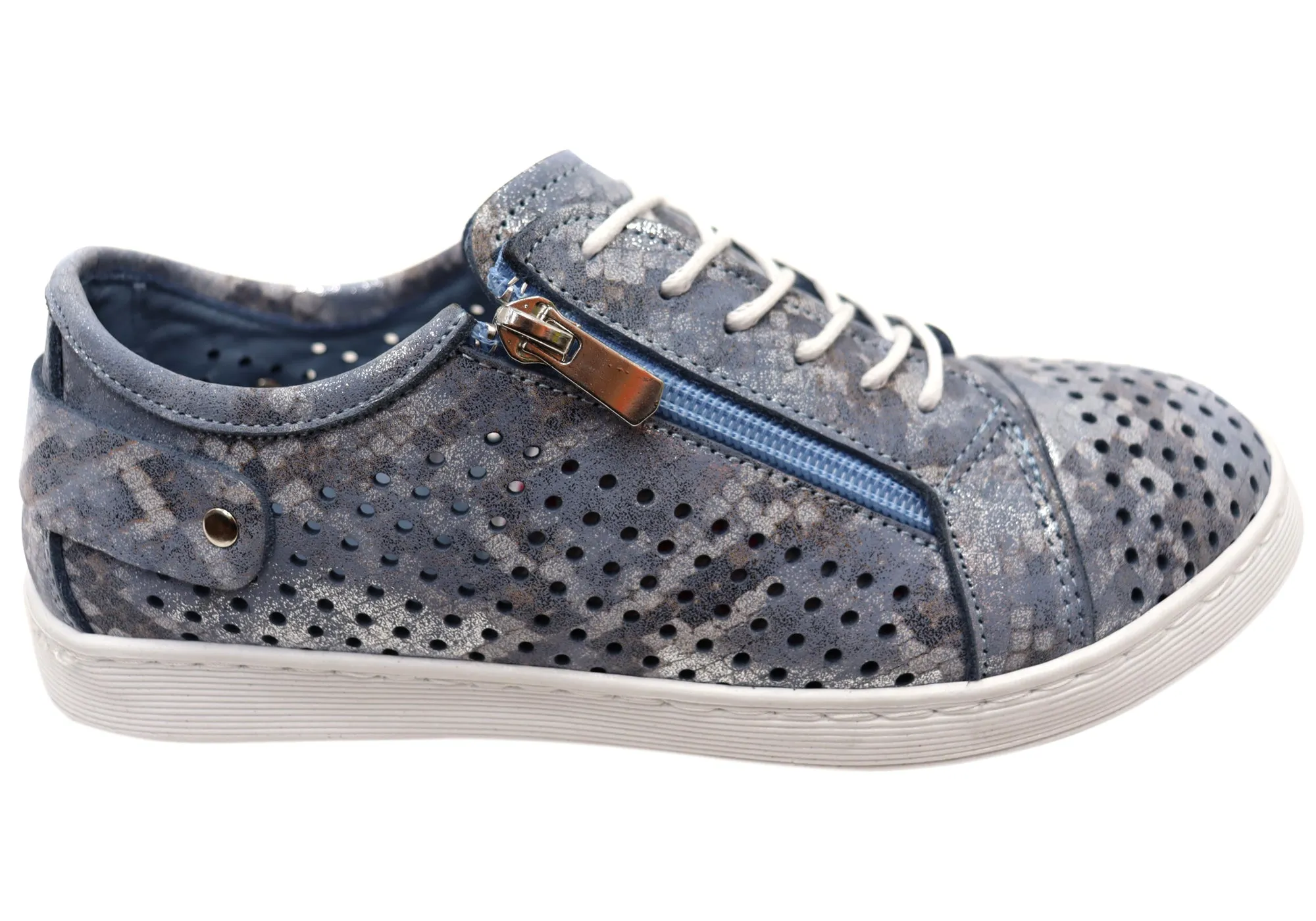 Cabello Comfort EG17P Womens Comfortable European Leather Casual Shoes Moist Guard