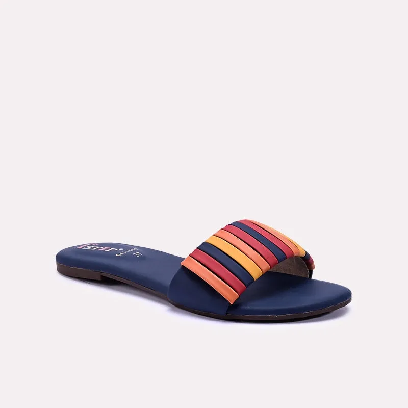 Gleam Blue Casual Flats 0411500 Easy Beach Walk