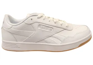 Reebok Court Advance Mens Comfortable Lace Up Leather Sneakers Responsive Choice