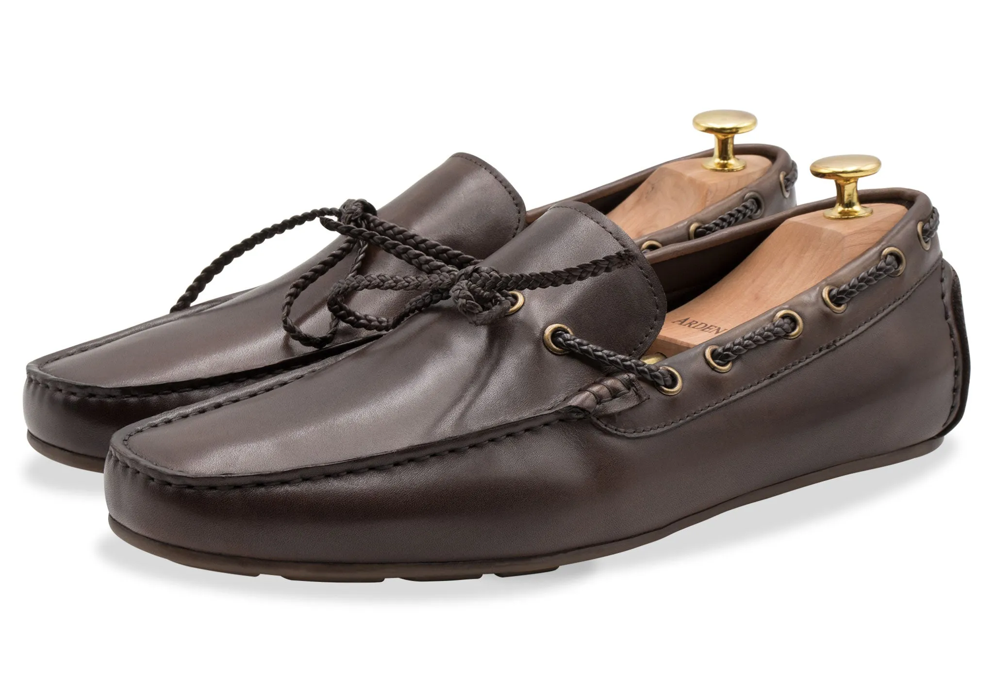 Esperanza Walnut Moccasins Stable base Stretch Fabric Active People