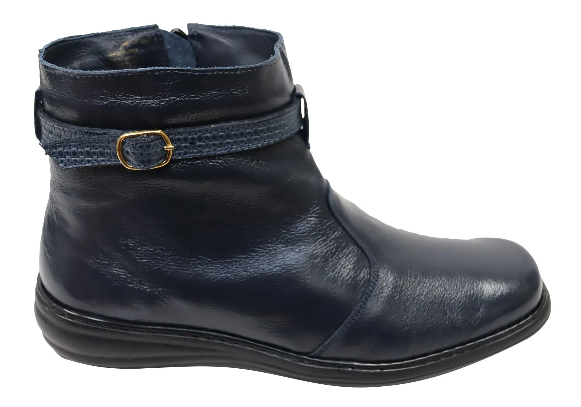 Field Travel Mironneli Audrey Womens Comfortable Brazilian Leather Ankle Boots