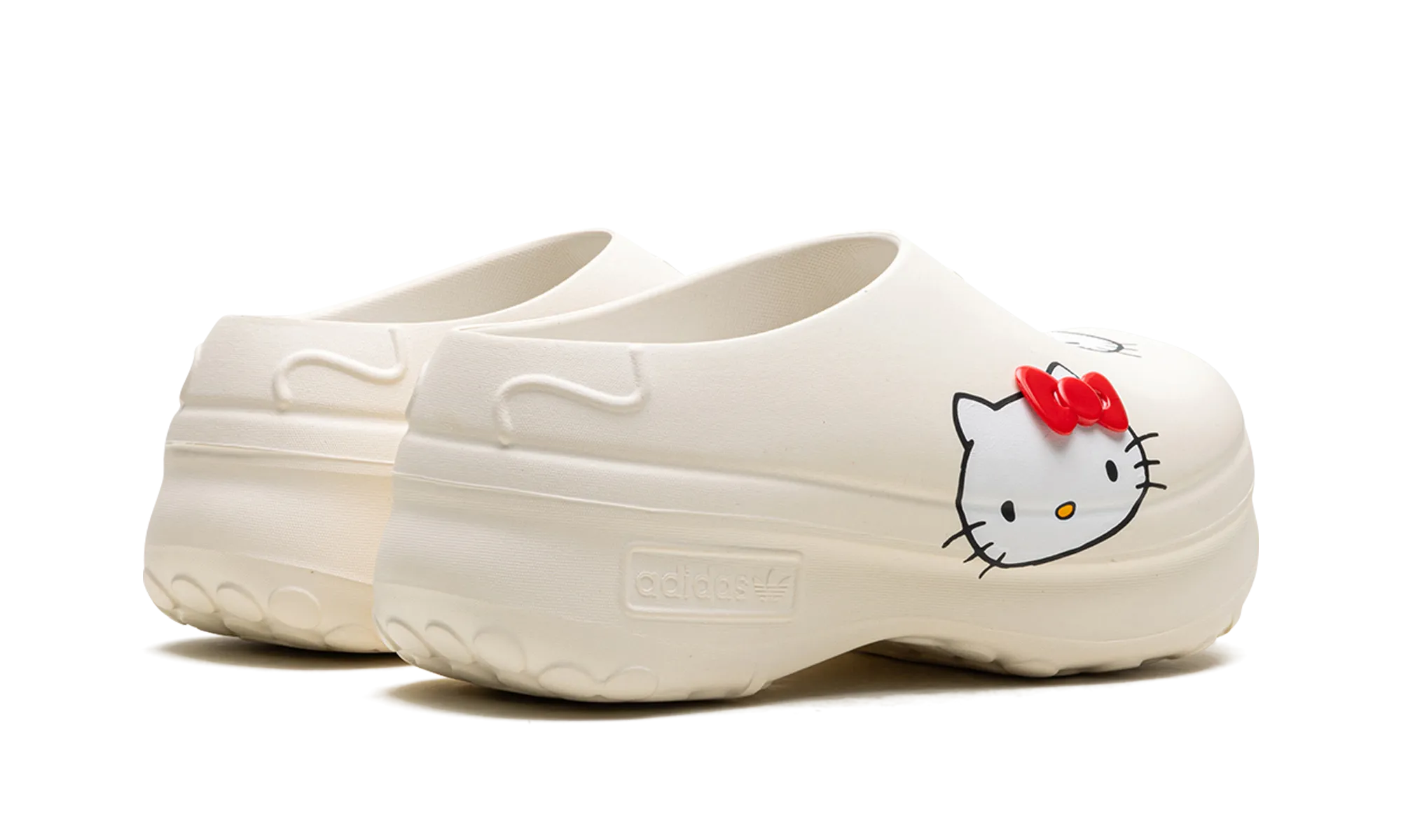 Any Day Wearable Style adiFOM Stan Smith Mules WMNS "Hello Kitty Off White Red Cloud White"