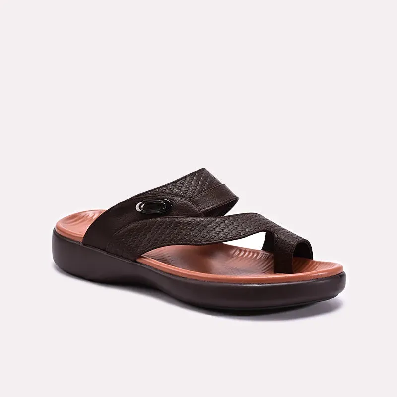 Reflective Brown Mens Casual Slippers 0151161