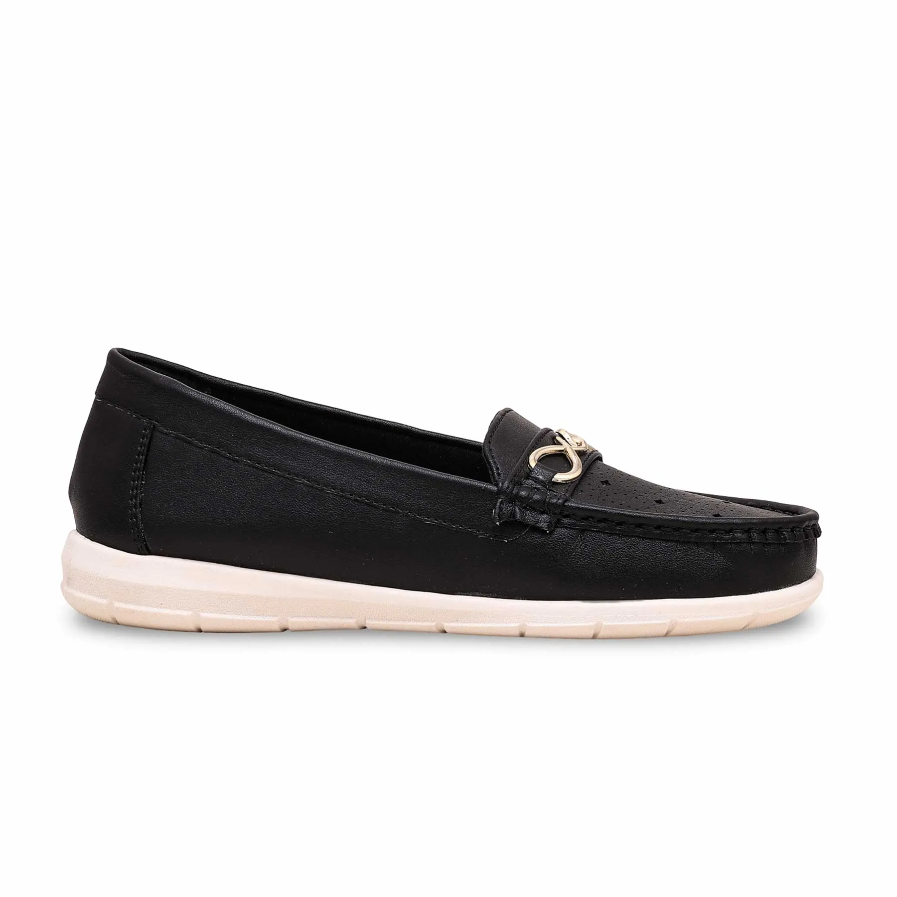 Evening Pace Black Moccasin WN4401