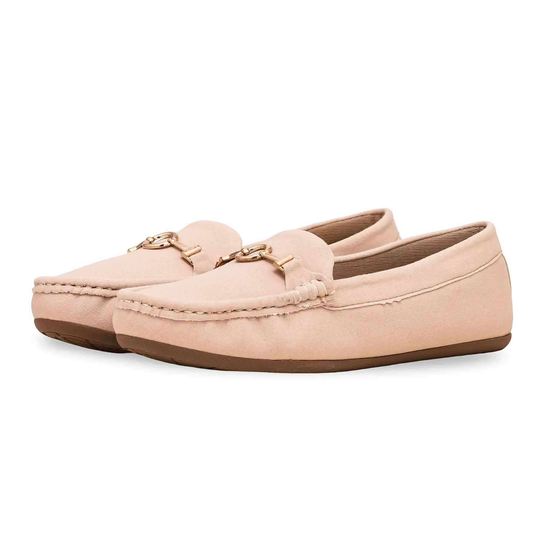 Comfortable Performance Beige Moccasin WN4408