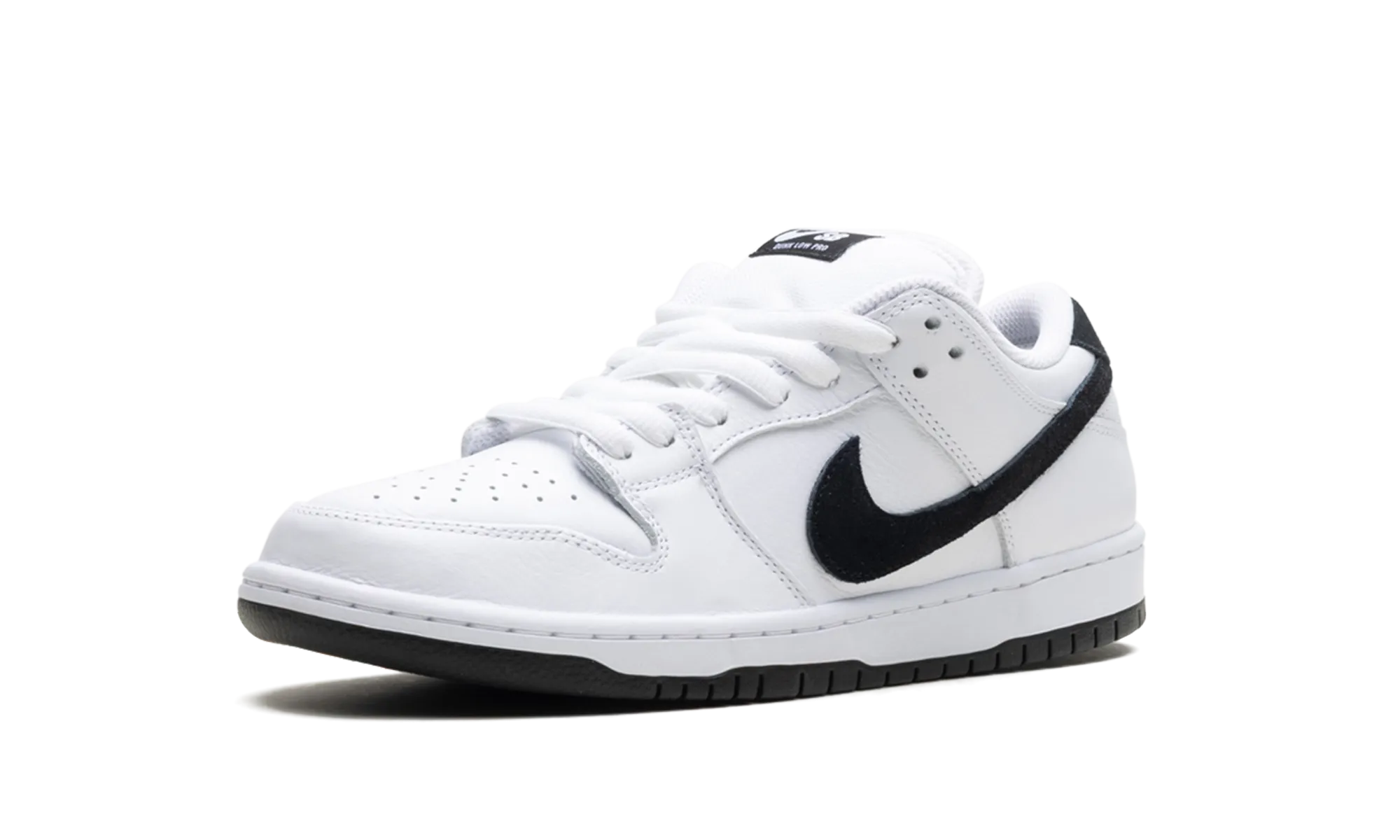 SB Dunk Low "White Black" Easy matching Functional Design