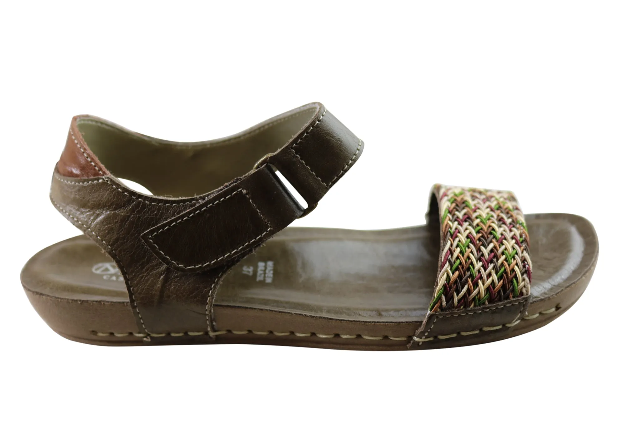 portable Flexible Walking Andacco Abel Womens Brazilian Comfortable Leather Sandals