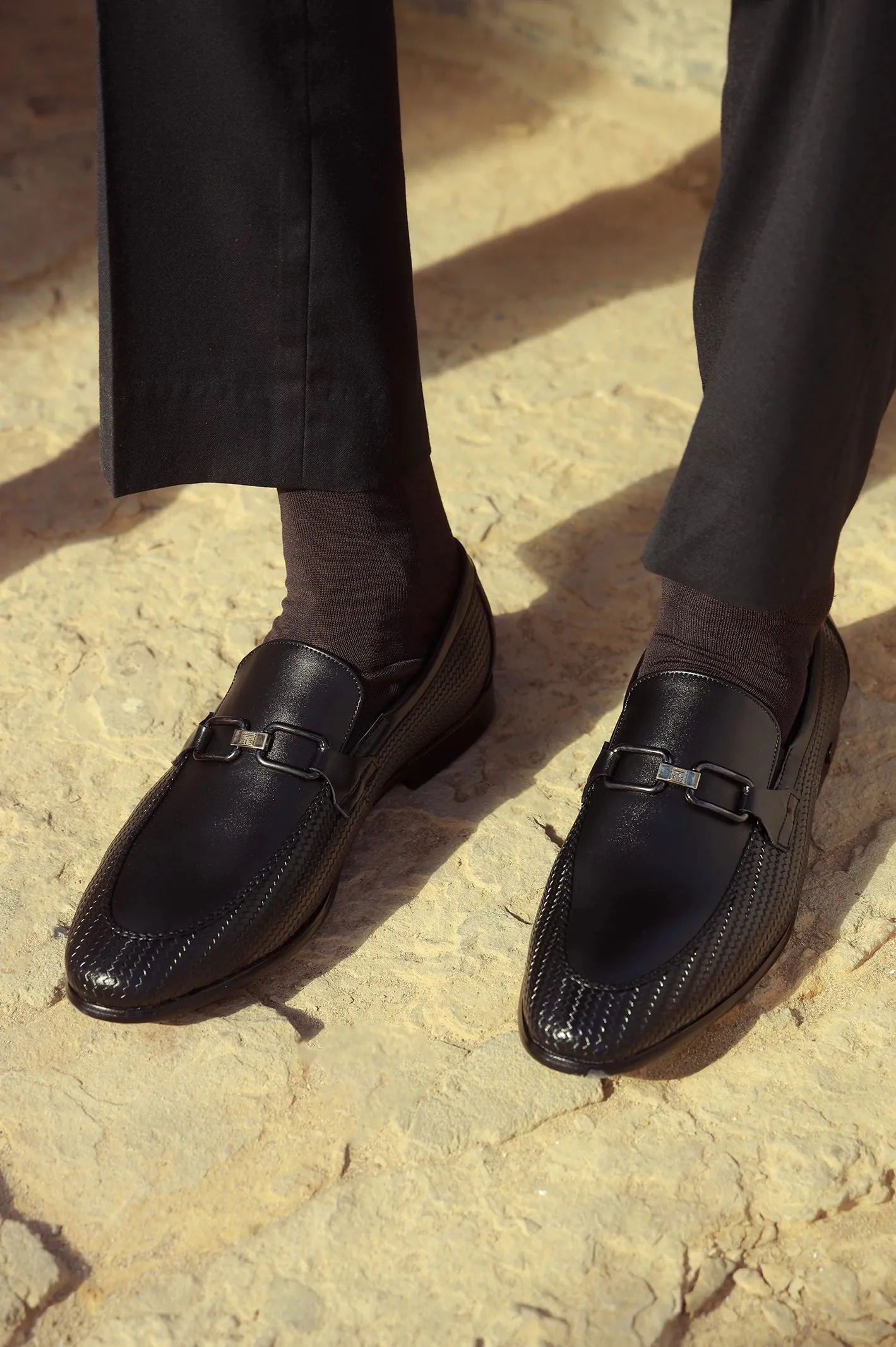 Black Men Formal Moccassins Modern workwear Contemporary Mood