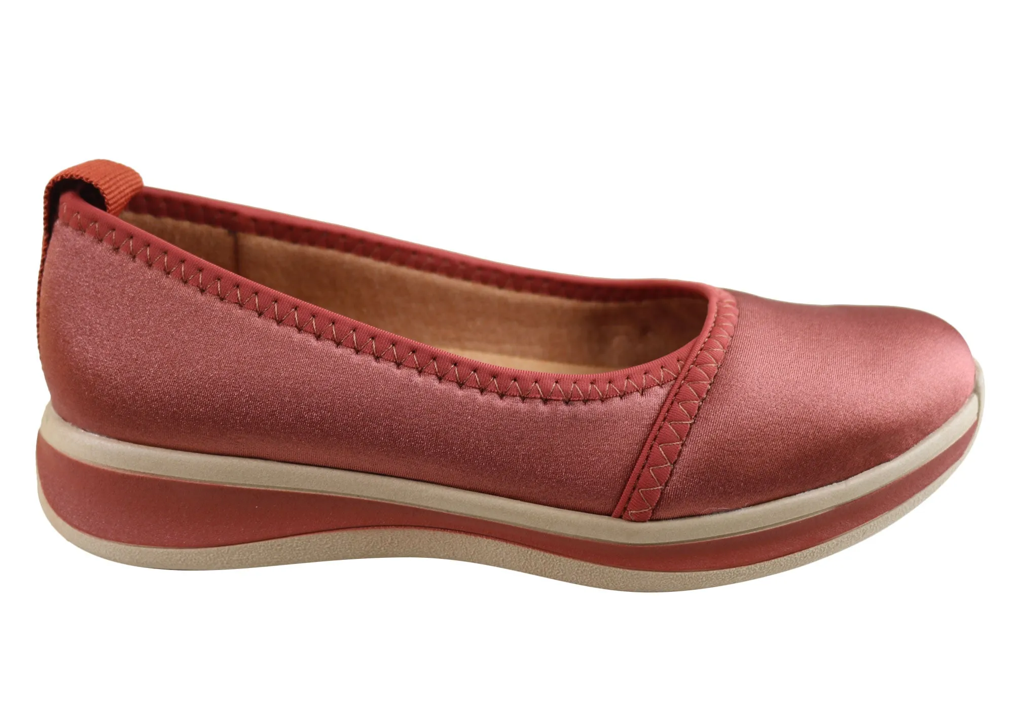 Ergonomic Wellness Seekers Usaflex Viviann Womens Comfortable Shoes Made In Brazil