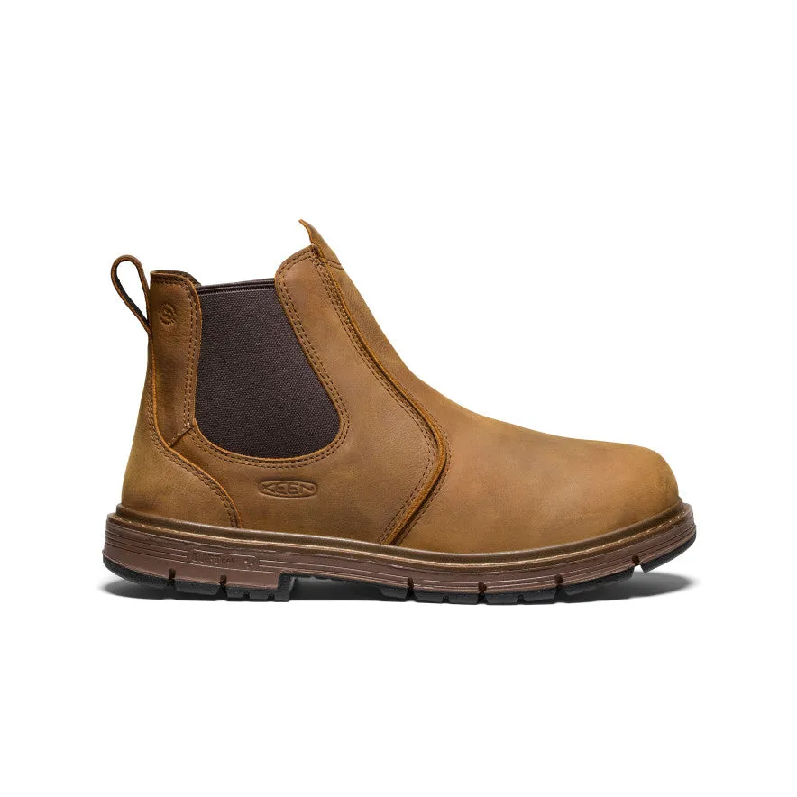 Round Toe Men's San Jose Chelsea 90?? Heel Boot (Soft Toe)  |  Belgian/Gum
