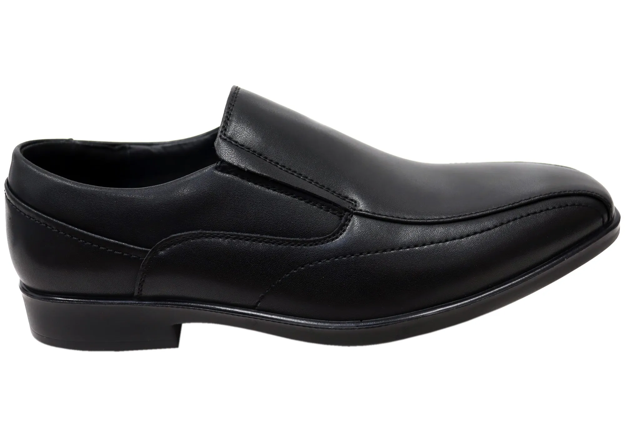 Explorer Mens Russell Leather Comfortable Slip On Dress Shoes Japan Shade Light Step