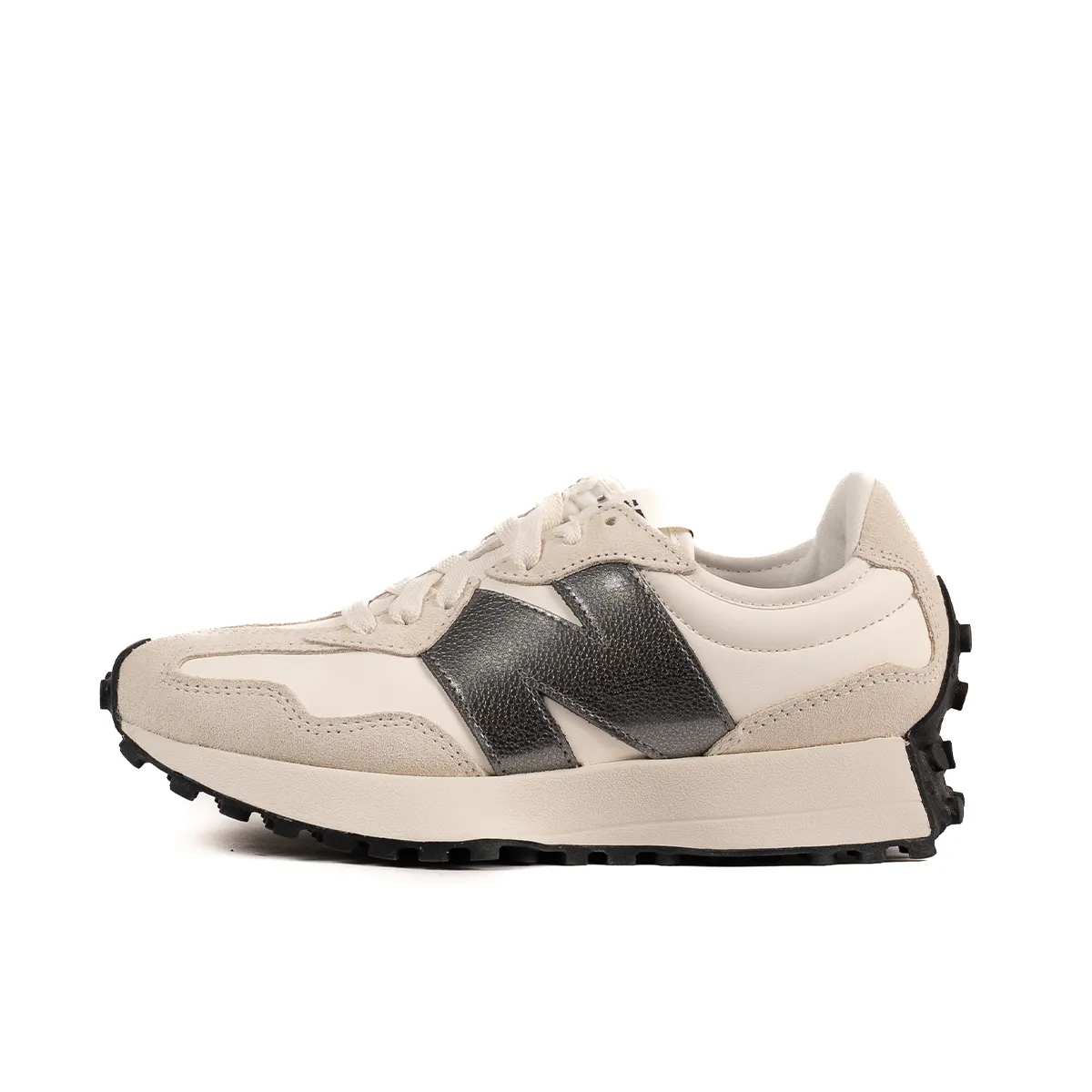 NEW BALANCE 327 - WHITE GREY Air Soft Timeless Appeal