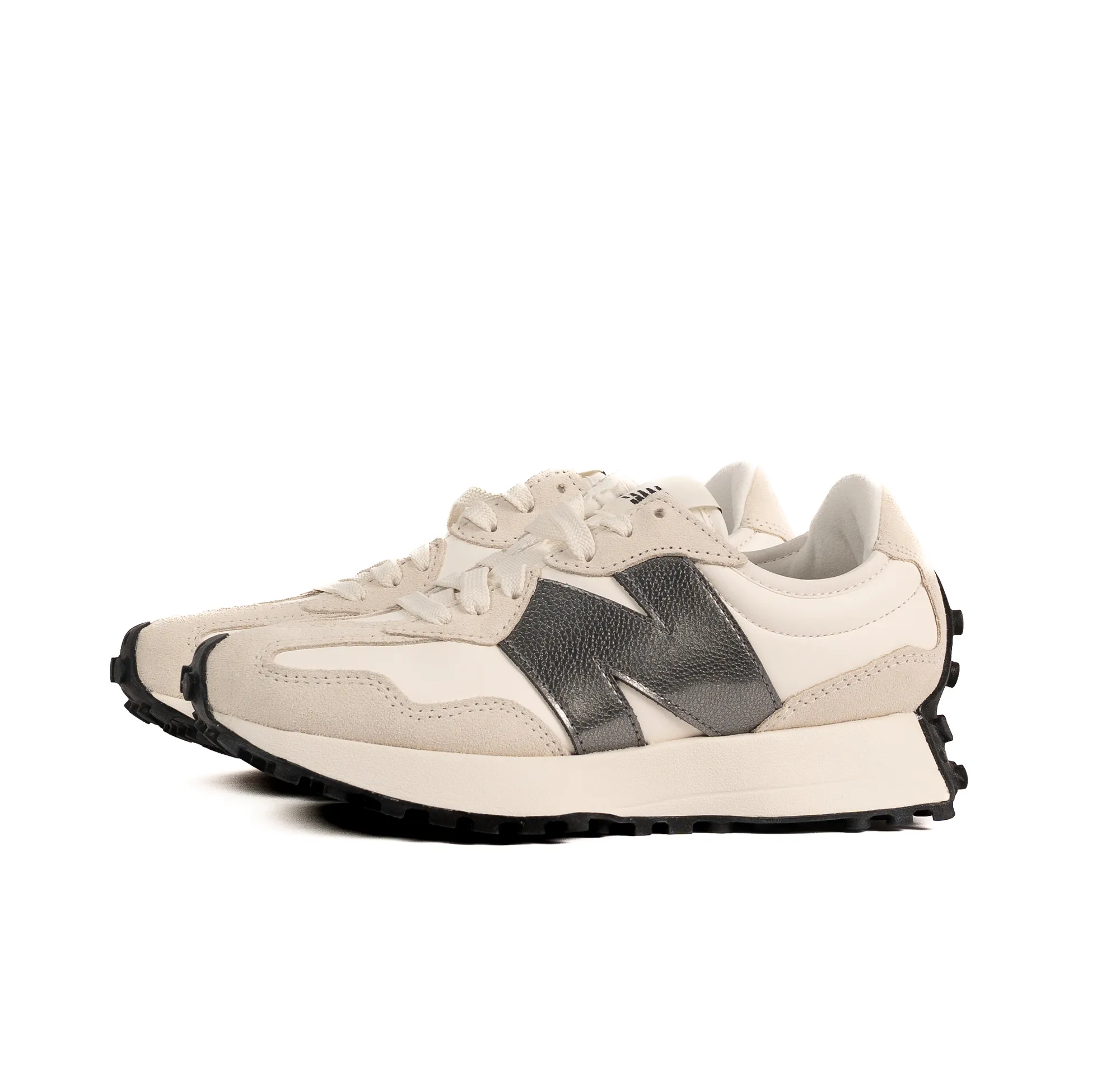 NEW BALANCE 327 - WHITE GREY shoe style