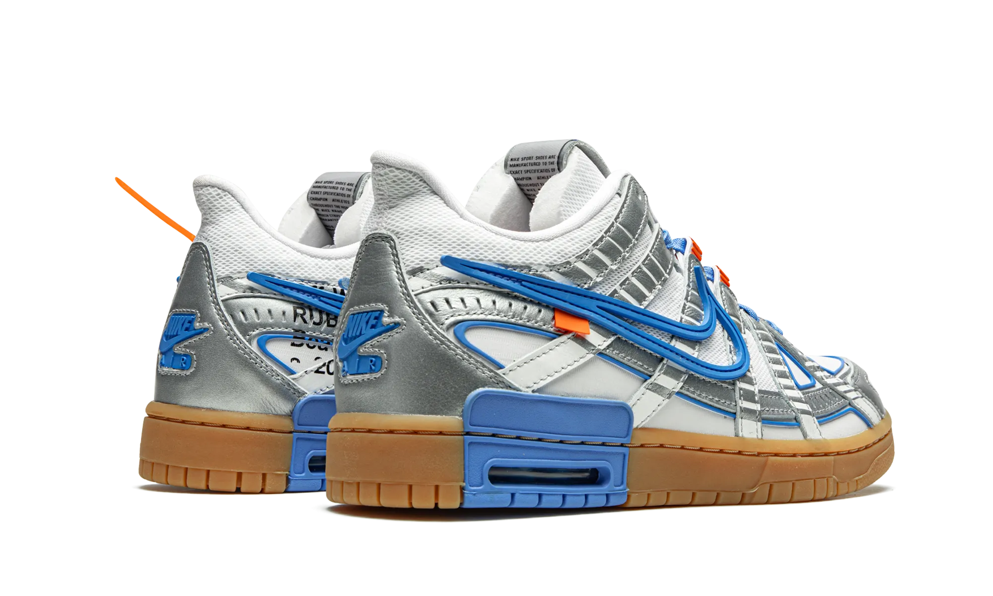 Air Rubber Dunk "Off-White - University Blue" Cushioned Insole
