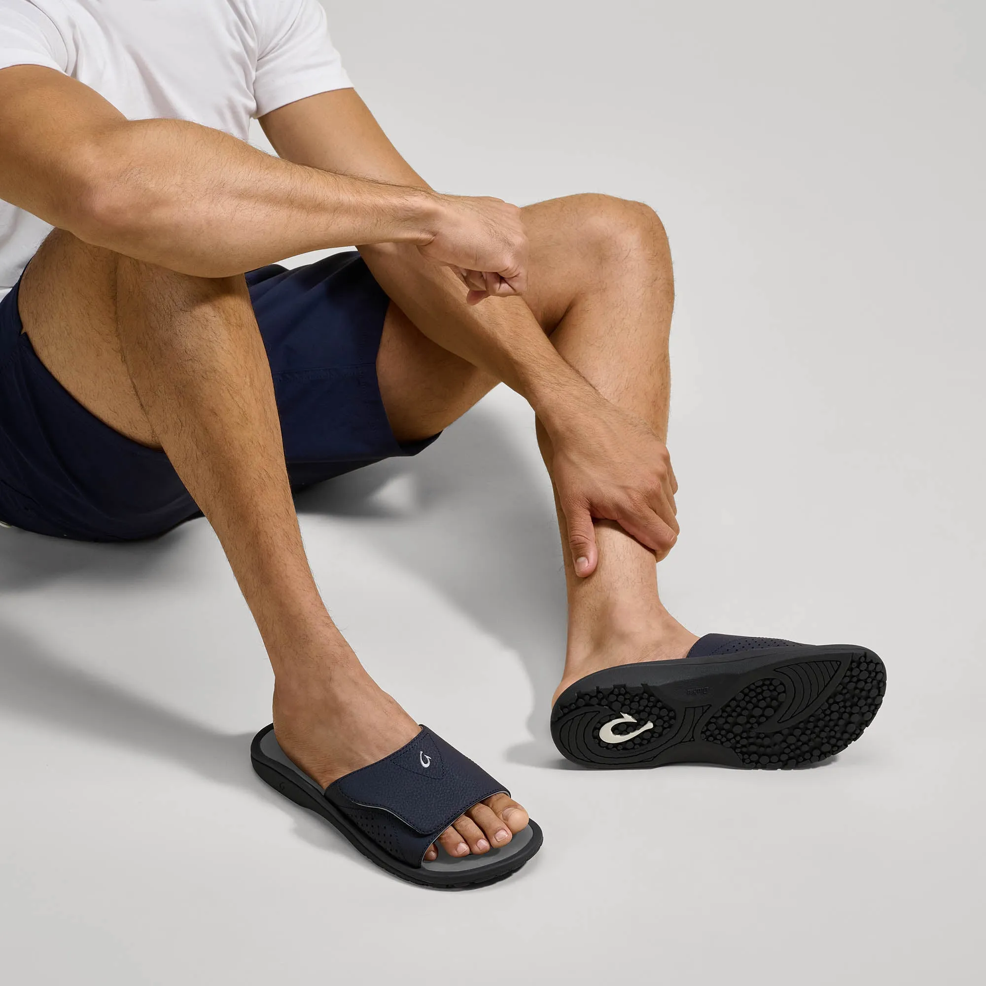 Chic Durable Nalu Slide - Trench Blue / Charcoal
