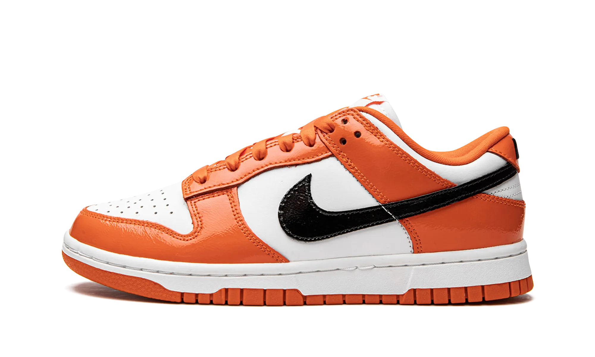 Step Fit Walkable Comfort DUNK LO MNS WMNS "Orange / Black Patent Leather"