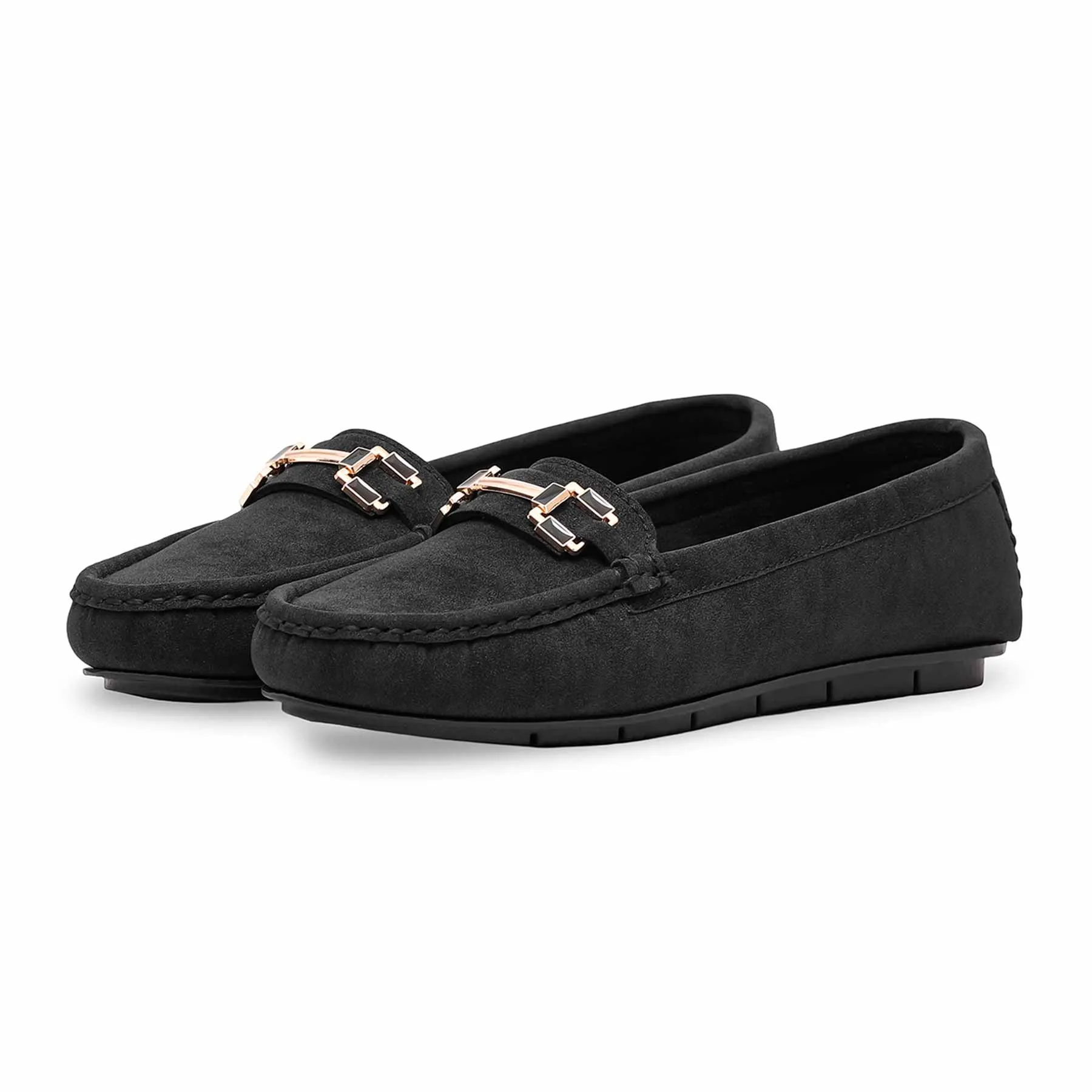 Quick Move Date Stroll Black Moccasin WN4333