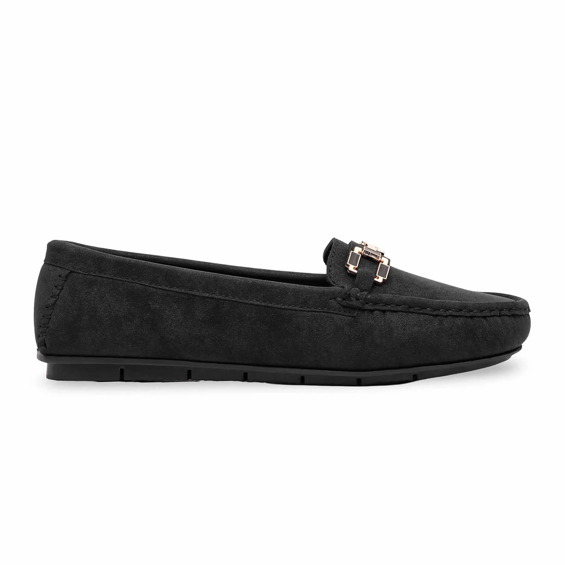Snow Step Black Moccasin WN4333