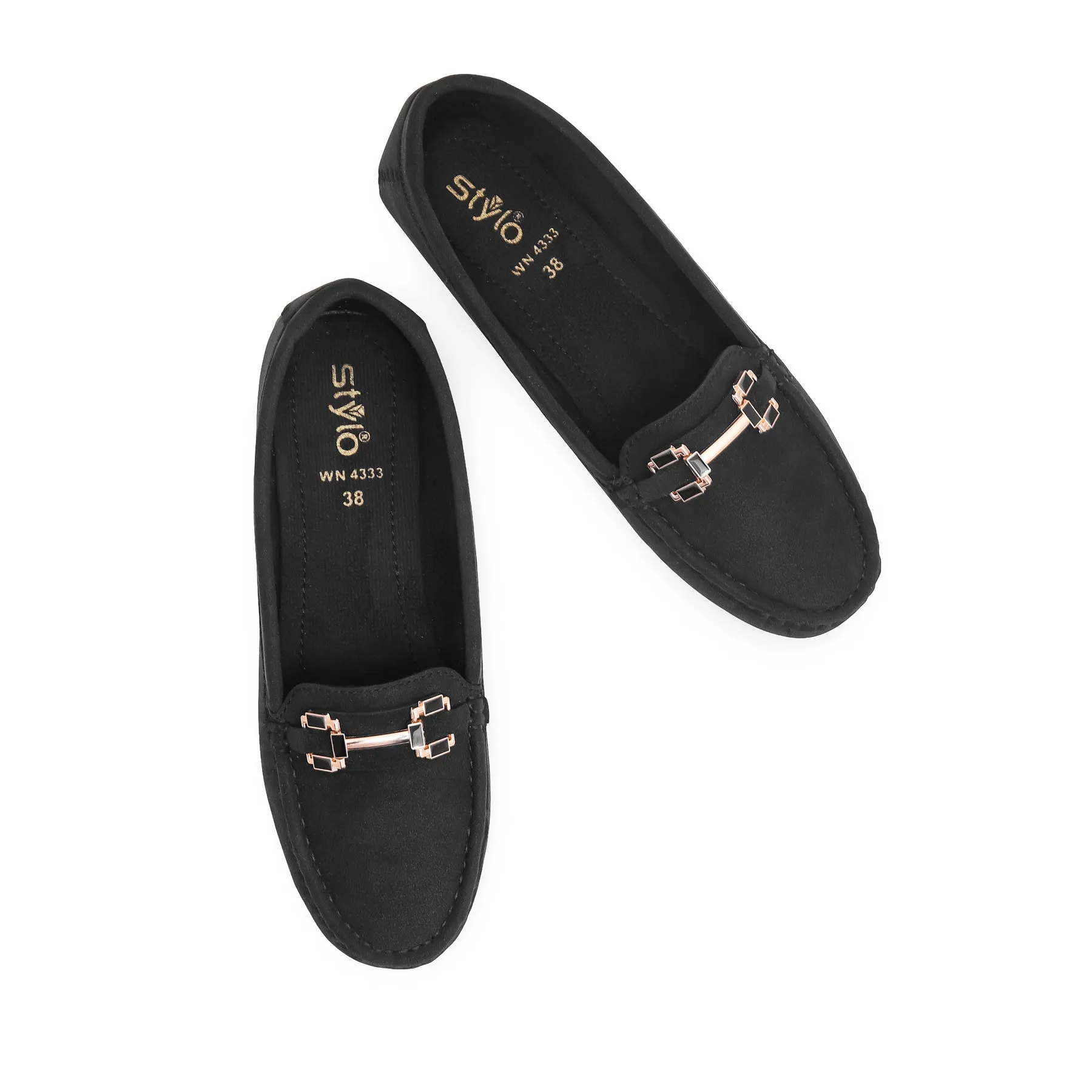 ModernDesign Black Moccasin WN4333